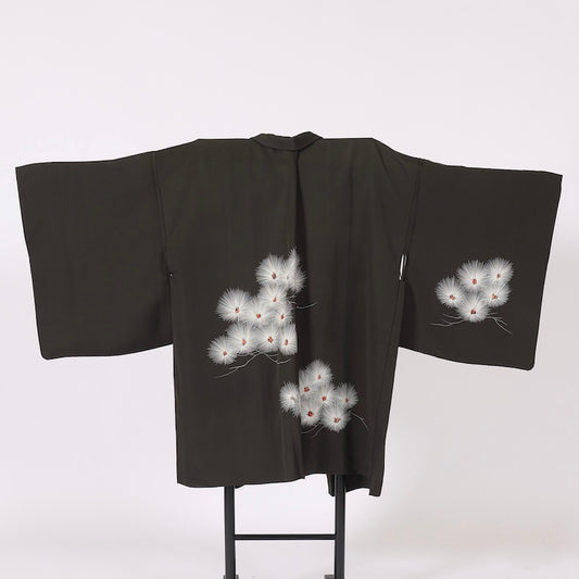 Japanese kimono Jacket (Haori) M-size 100% silk / 1379