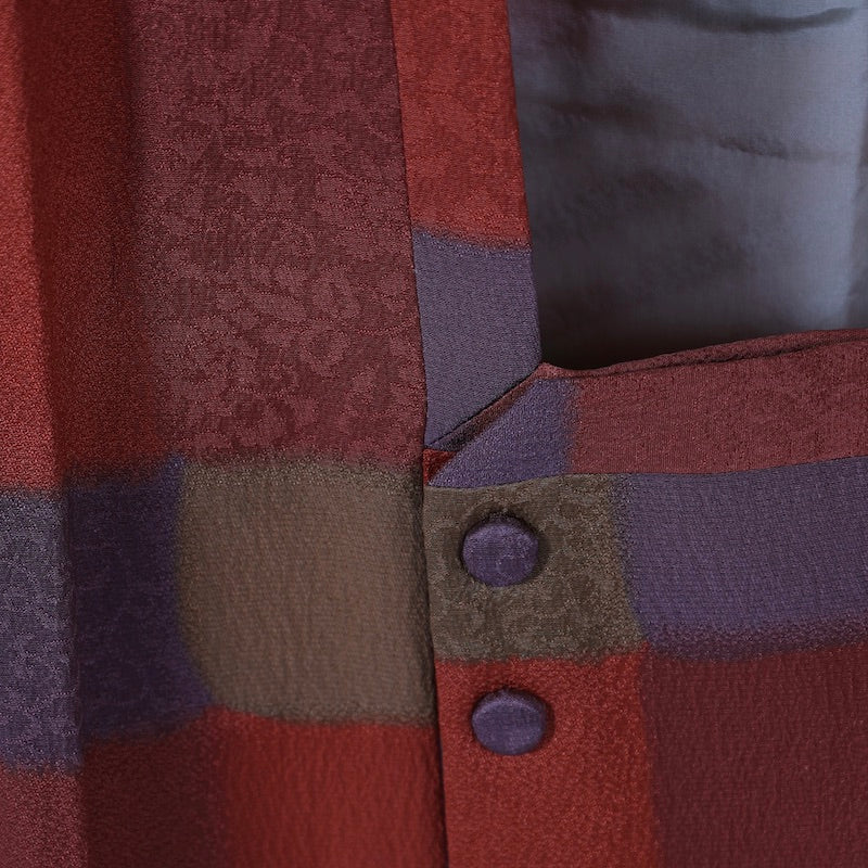 Japanese kimono Coat (Michiyuki) M-size 100% silk / 1380
