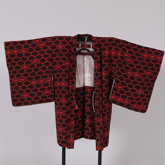 Japanese kimono Jacket (Haori) M-size 100% silk / 1381