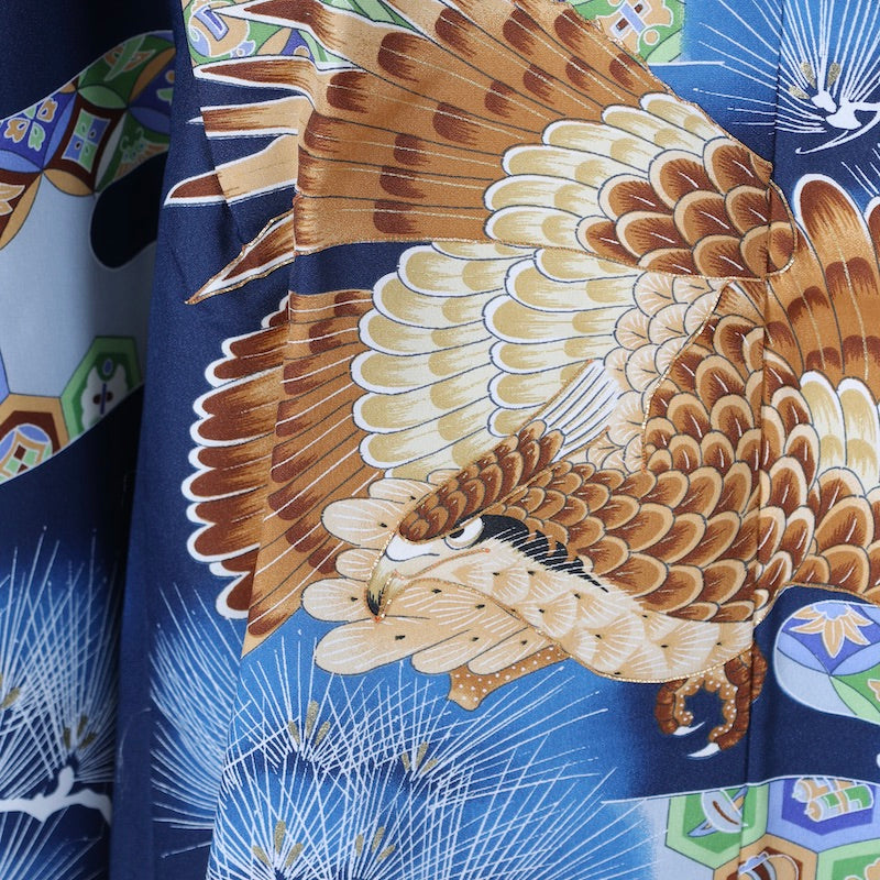 Japanese kimono Jacket (Haori) boy polyester / 1382