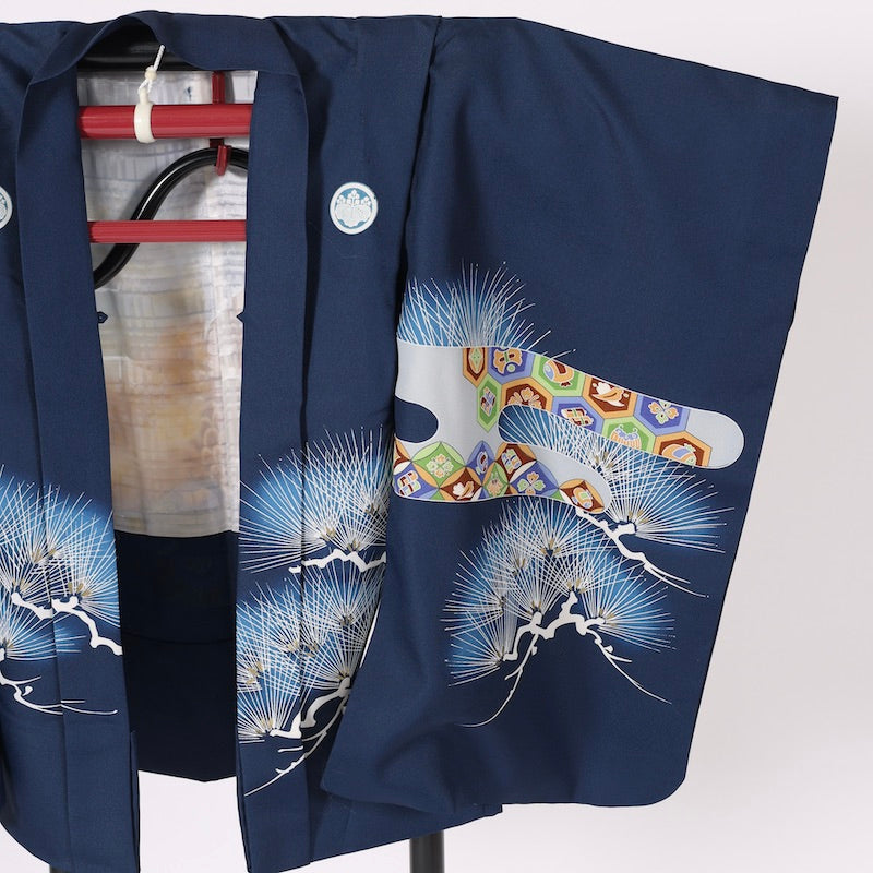 Japanese kimono Jacket (Haori) boy polyester / 1382