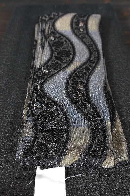 Japanese yukata sash belt (Hanhaba-obi) polyester/189