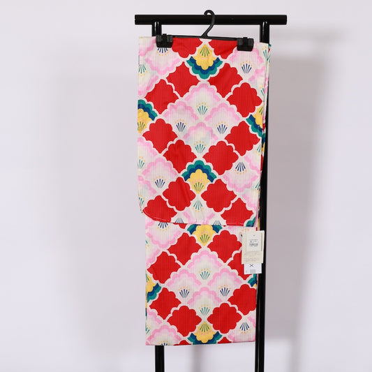 Japan New YUKATA cotton Lsize E006