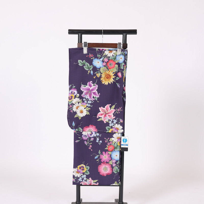 Japanese Yukata polyester New / 1393