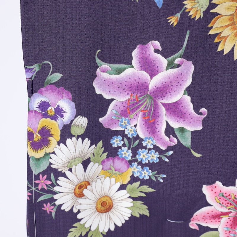 Japanese Yukata polyester New / 1393