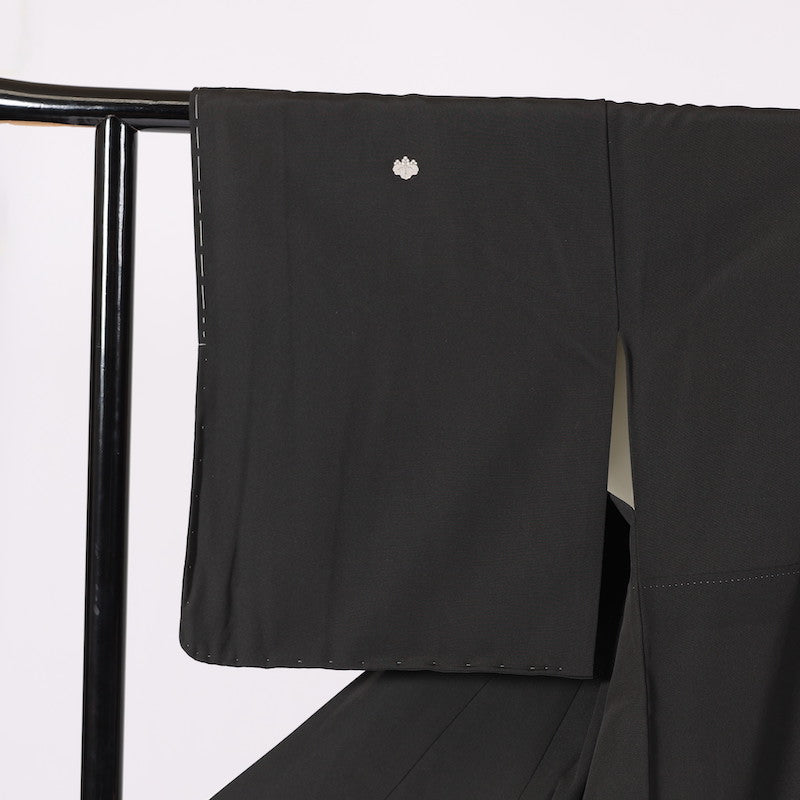kimono (Kurotomesode) L-size 100% silk / 1394