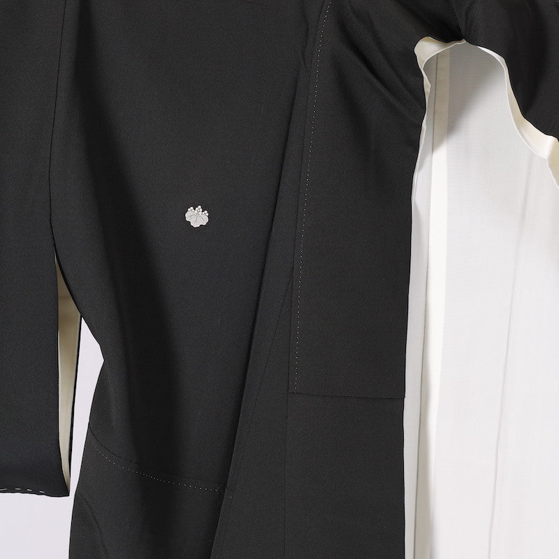 kimono (Kurotomesode) L-size 100% silk / 1394
