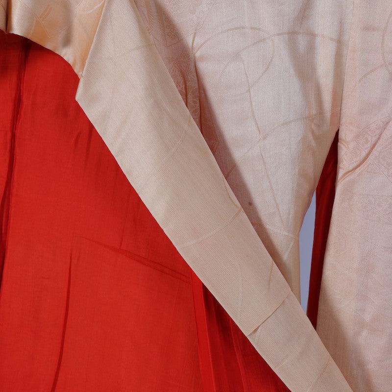 Antique kimono (Irotomesode) M-size 100% silk / 1395