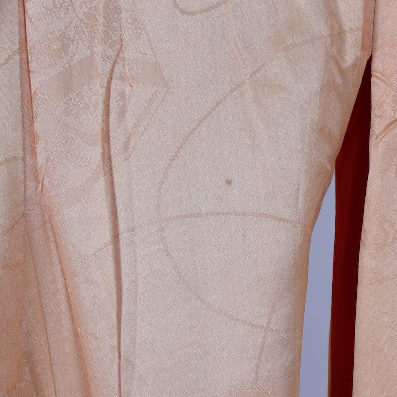 Antique kimono (Irotomesode) M-size 100% silk / 1395