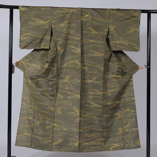 kimono (Tsumugi) M-size 100% silk / 1400