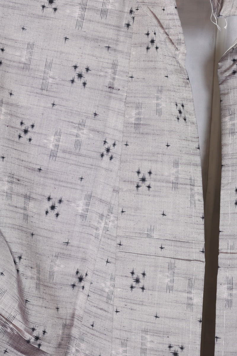 Tsumugi kimono Shades of gray Pre-pwned /R488