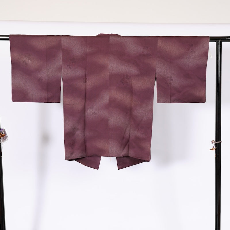 Japanese kimono coat used SizeS100%silkA334