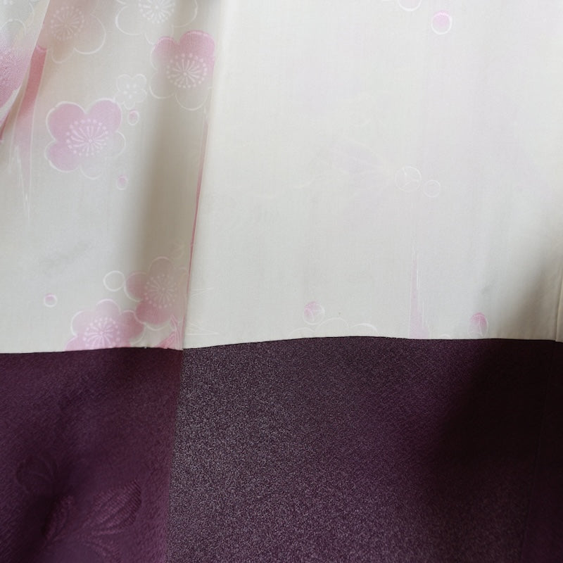 Japanese kimono coat used SizeS100%silkA334