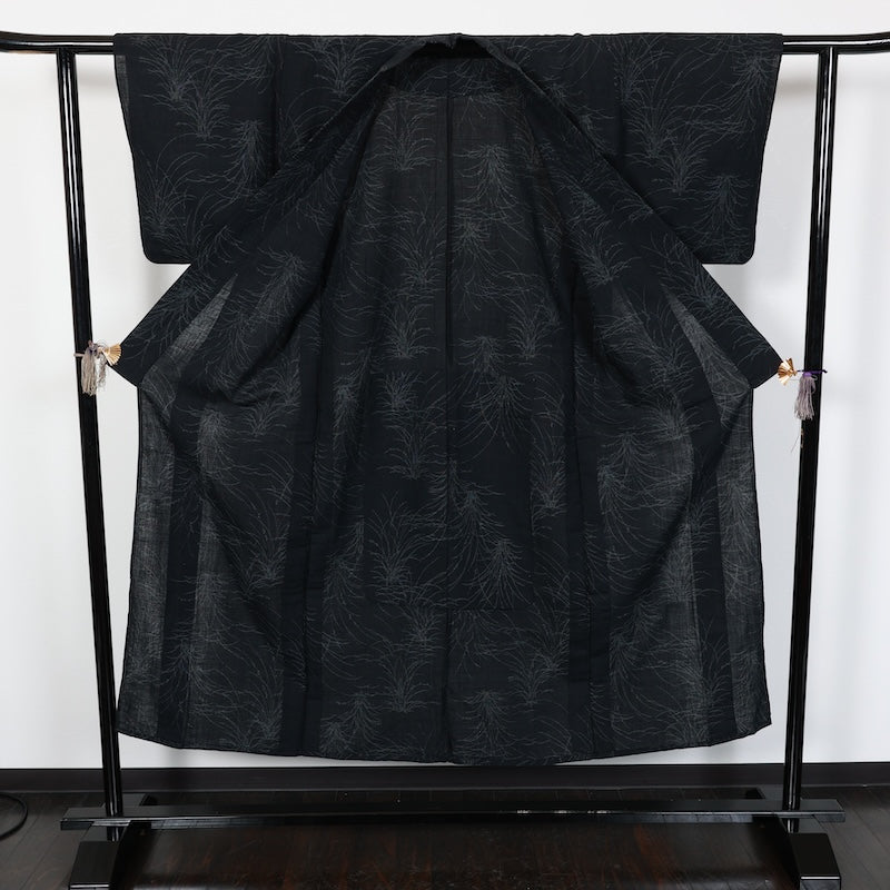Japanese kimono<komon>-size S silk 100% silk / T22