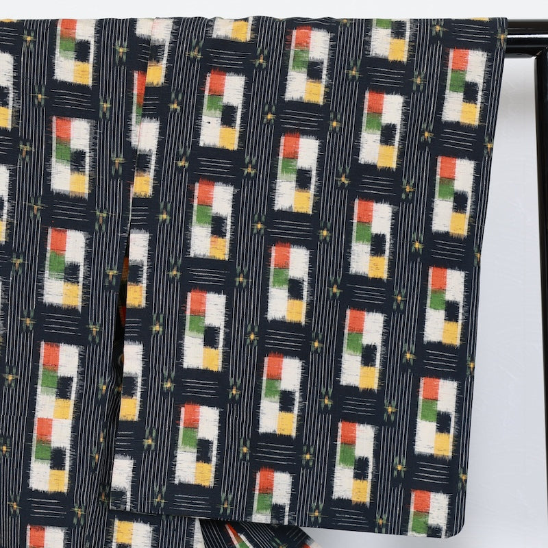 Japanese kimono<tsmugi>-size M silk 100% silk / T23