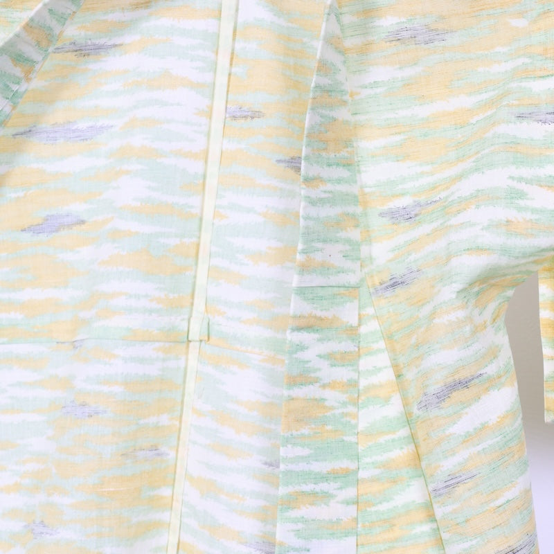 Japanese kimono<komon>-size silk 100% silk / T24