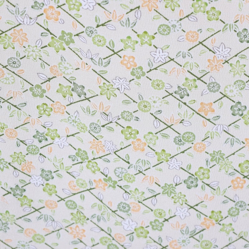 Japanese kimono<komon>-size M silk 100% silk /T26