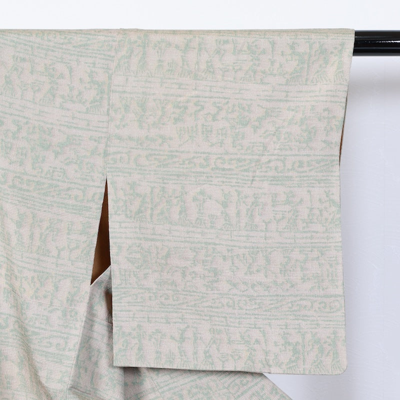 Japanese kimono<tsmugi>-size M silk 100% silk /T30