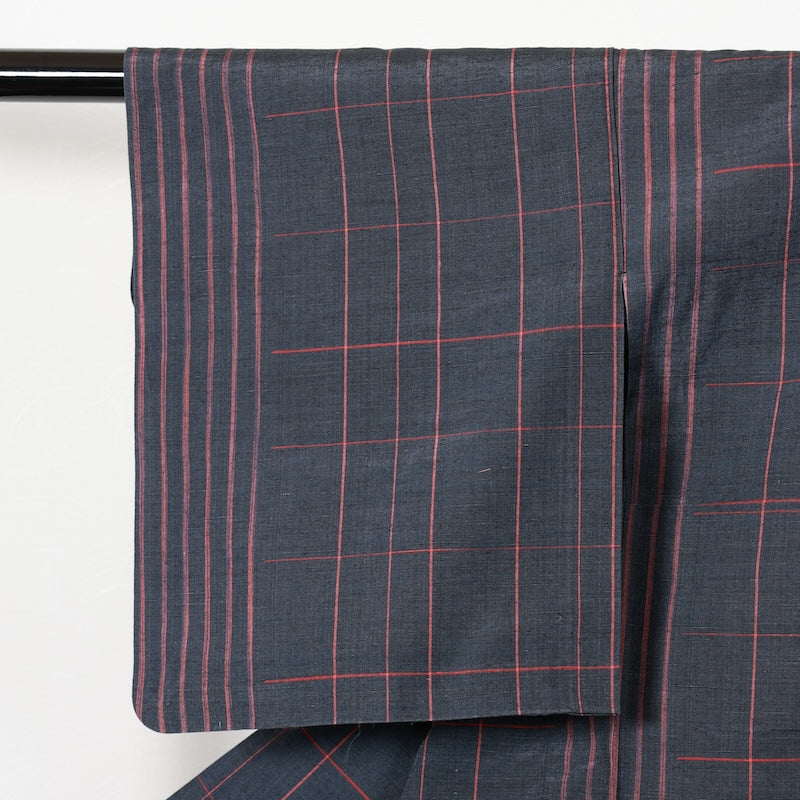 Japanese kimono<tsumugi>-size S silk 100% silk /T31