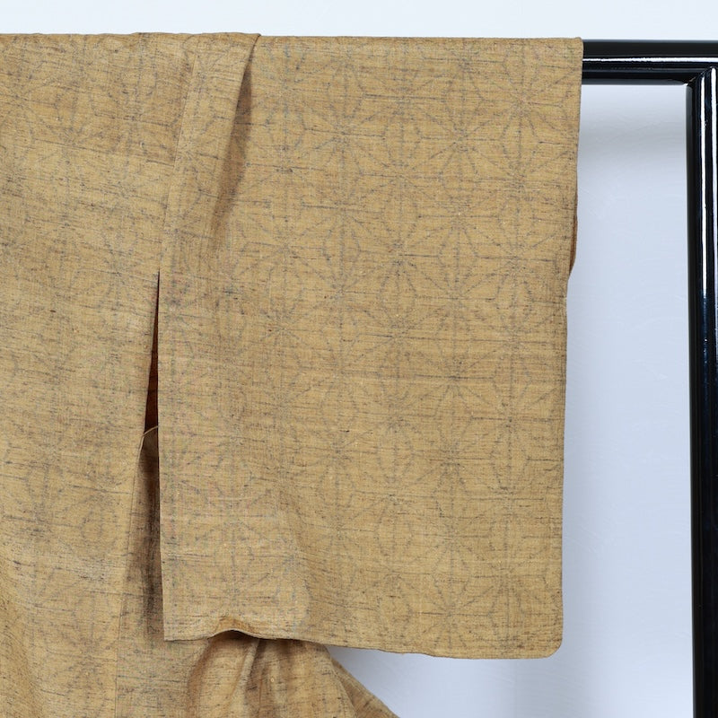 Japanese kimono<tsmugi>-size M silk 100% silk /T37