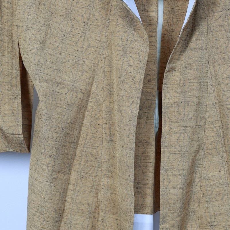Japanese kimono<tsmugi>-size M silk 100% silk /T37