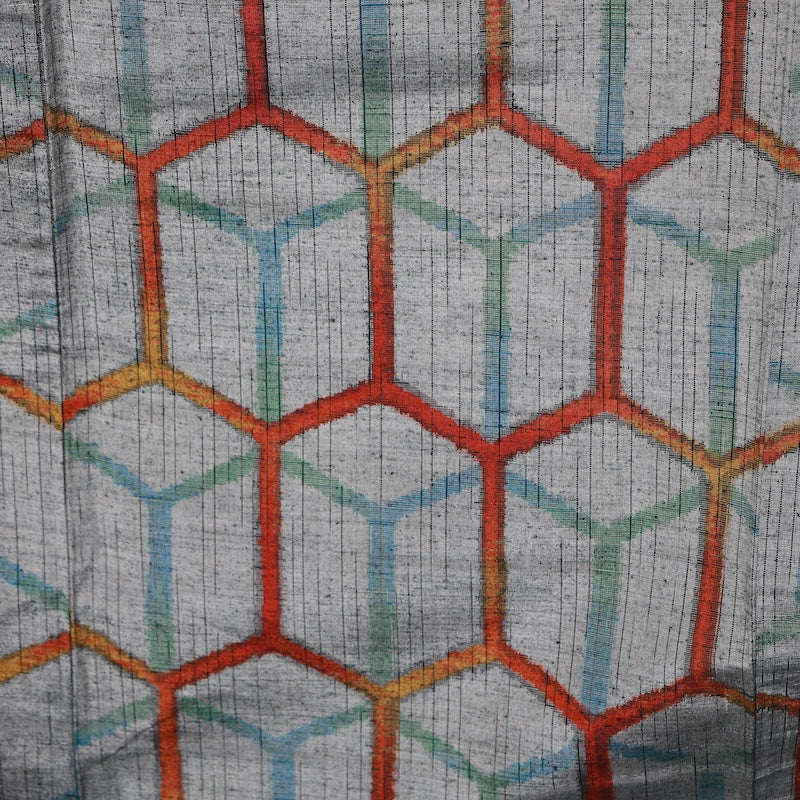 Japanese kimono<tsumugi>-size M silk 100% silk /T40