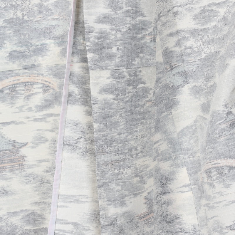 Japanese kimono<tsmugi>-size M silk 100% silk /T41