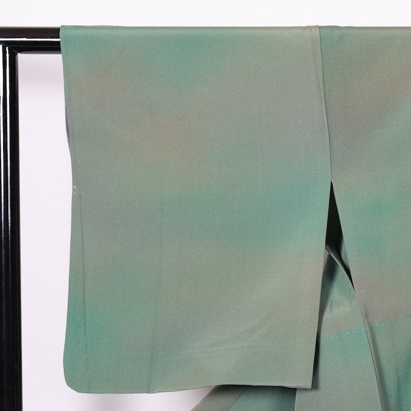 Japanese kimono used <tsukesage>-size M silk 100% silk /T51