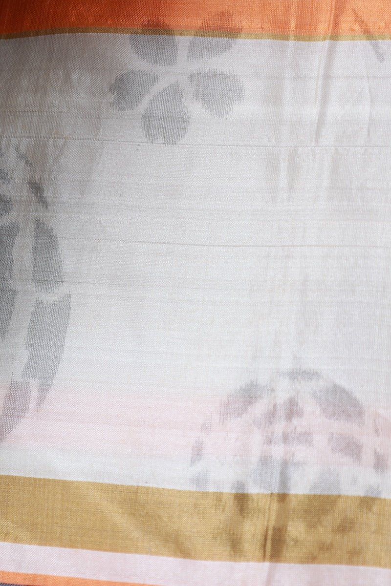 Antique Long Haori – Meisen – Purple, Mustard, Red, Gray – Floral & Kasuri Patterns – R565