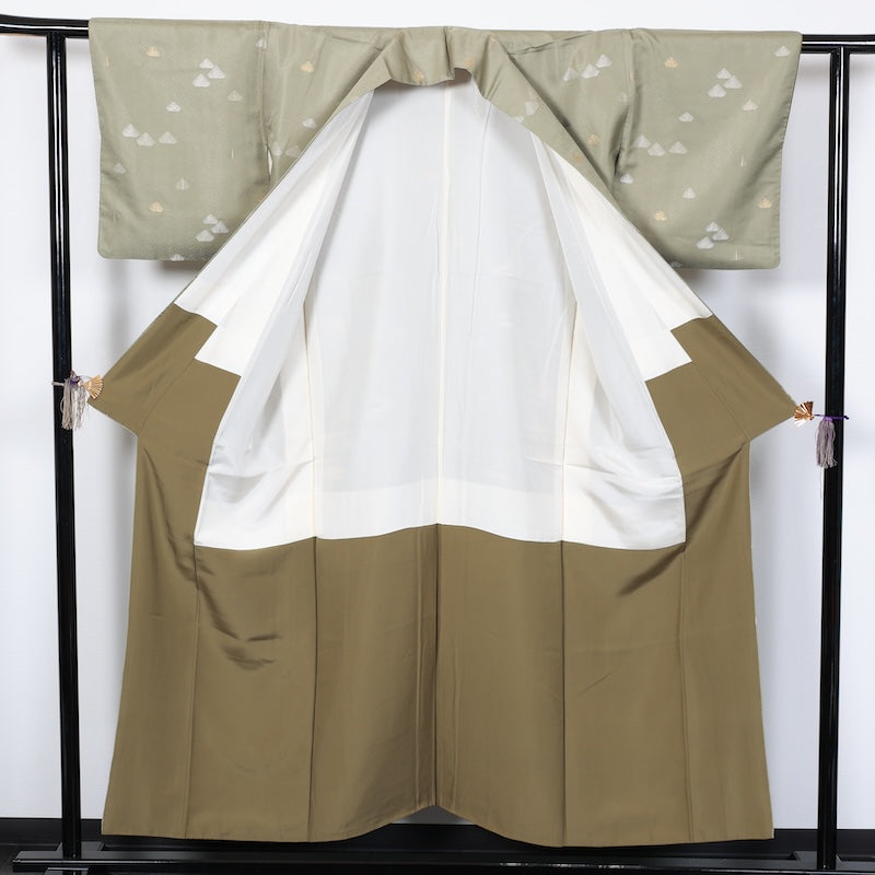 apanese kimono used <>-size M silk 100% silk /T64