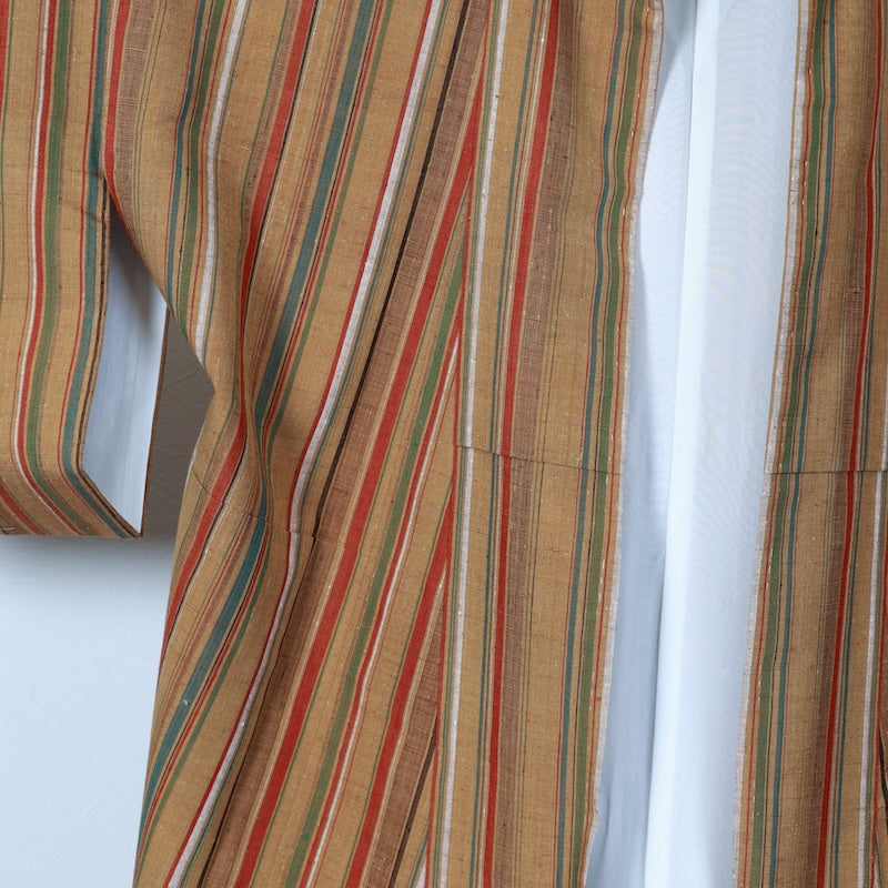 Japanese kimono New <tsumugi>-size M silk 100% silk /T66
