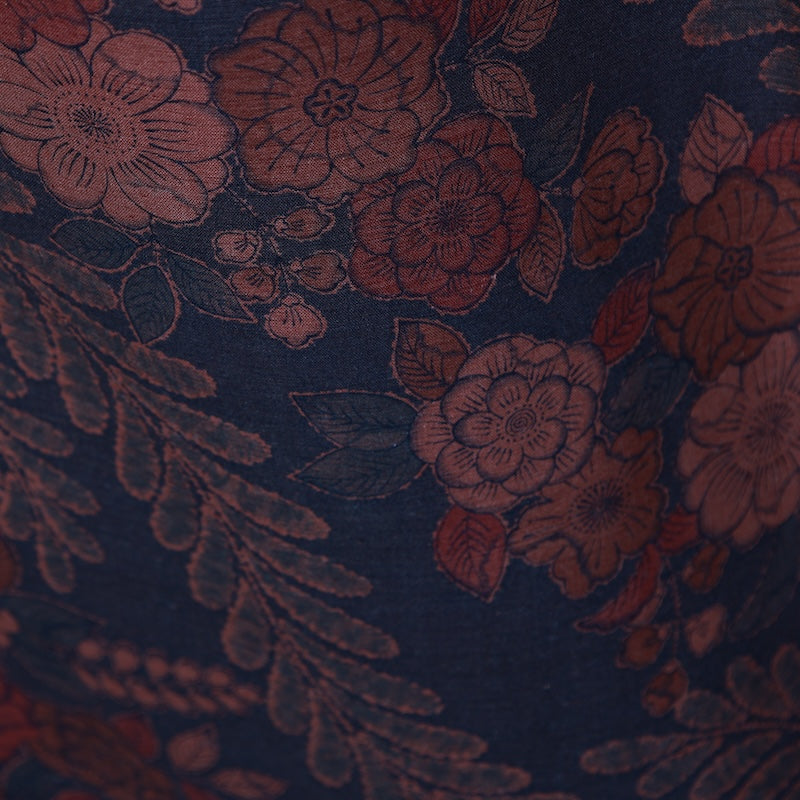 Japanese kimono New <tsumugi>-size L silk 100% silk /T69