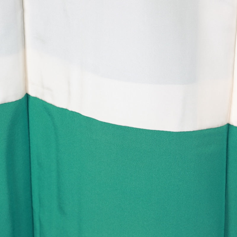 Japanese kimono used <houmongi>-size L silk 100% silk /T75