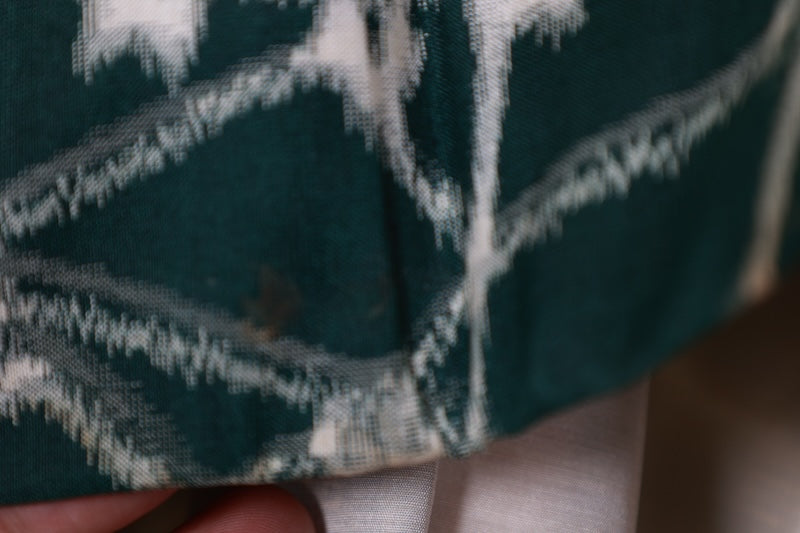 Antique Kimono Tsumugi green /R540
