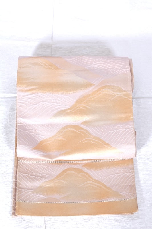 Used sash belt (fukuroobi) 100% silk /A385