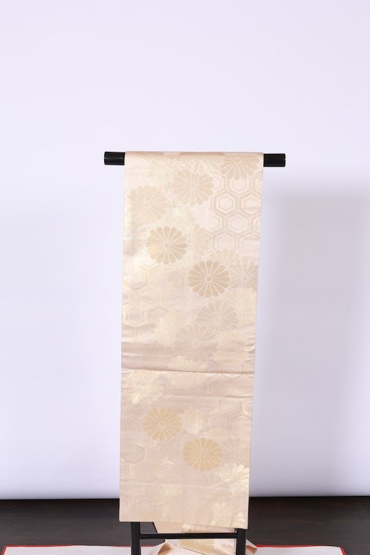 Used sash belt (nagoya-obi) 100% silk /A381