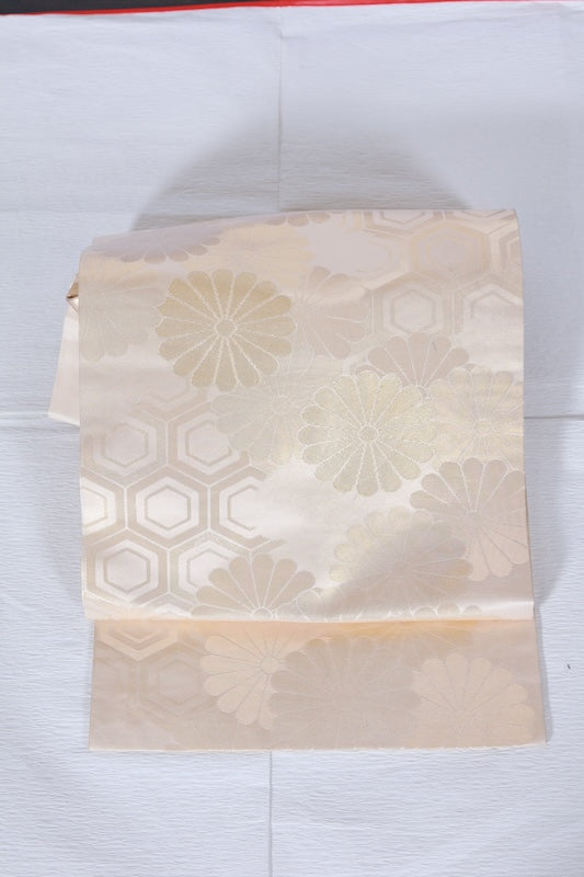 Used sash belt (nagoya-obi) 100% silk /A381