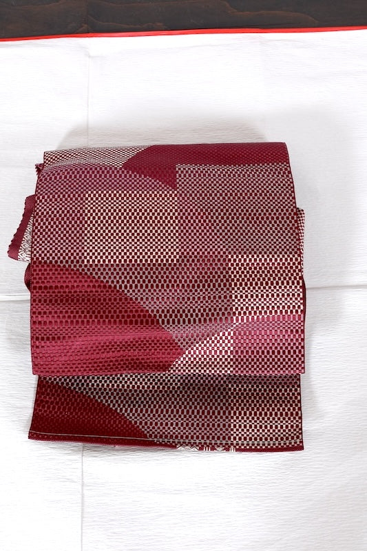 Used sash belt (nagoya-obi) 100% silk /A380