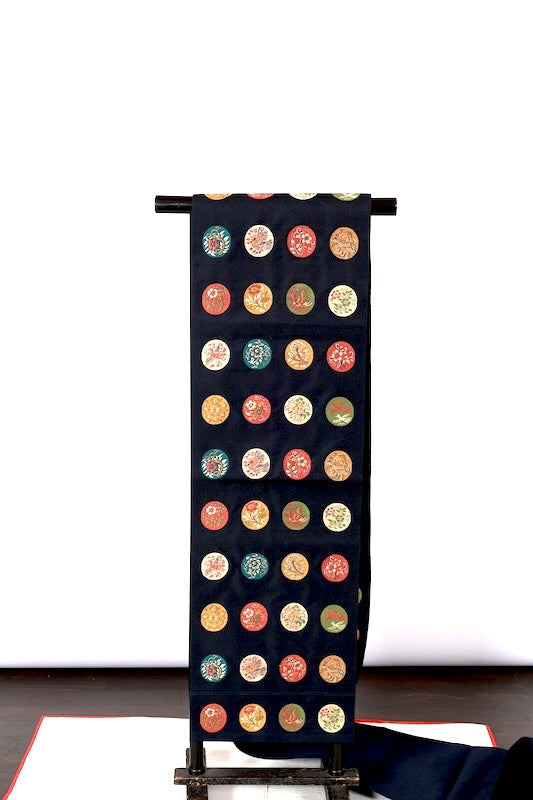 Used sash belt (nagoya-obi) 100% silk /A379