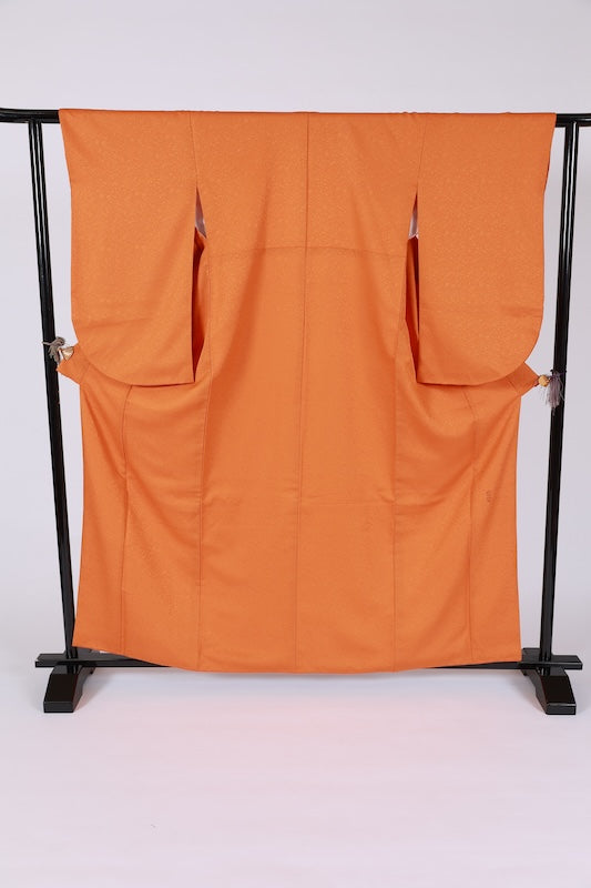 Japanese kimono used <Iromuzi> Msize silk 100% /T679