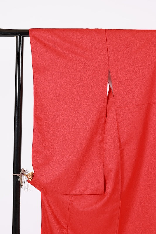 Japanese kimono used <Iromuzi> Msize polyester /T673