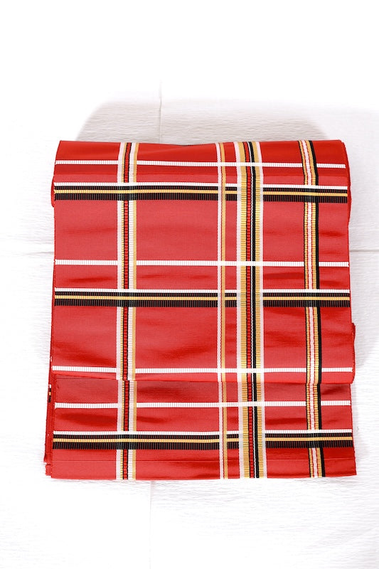 Used sash belt (nagoya-obi) 100% silk /A370