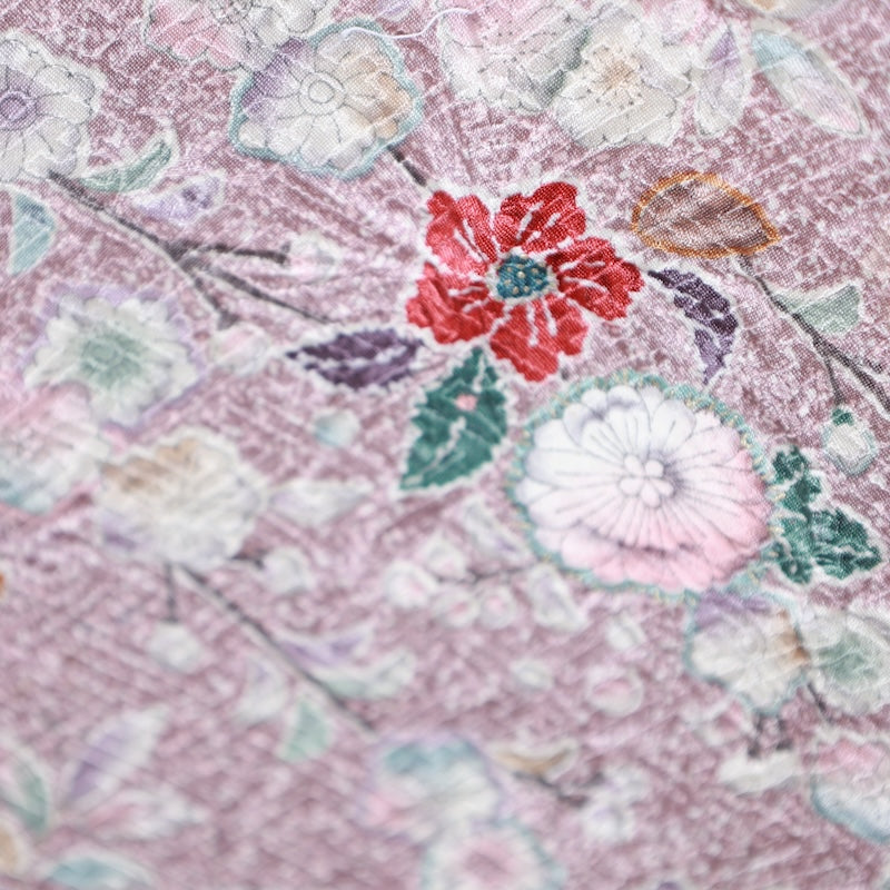 Japanese kimono New <komon>-size L silk 100% silk /T97