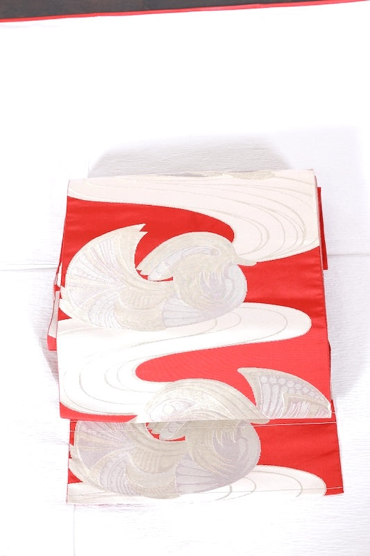 Used sash belt (nagoya-obi) 100% silk /A363