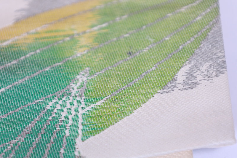 Japanese used sash belt (hukuro-obi) 100% silk /B1123