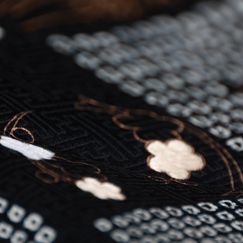 Japanese kimono used <houmongi>-size S silk 100% silk /T99