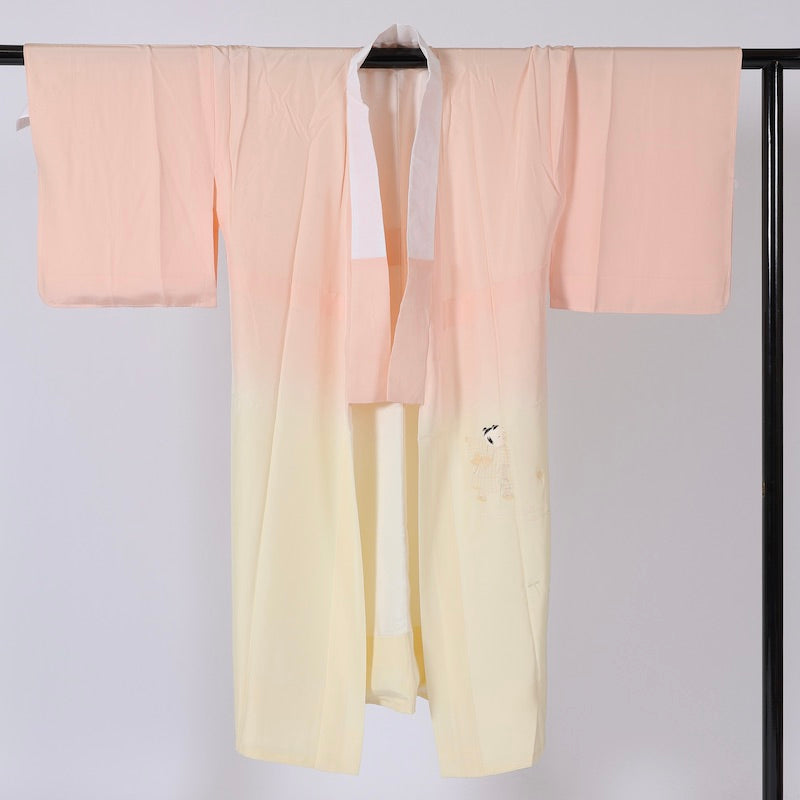 Wear under the kimono undershirt(Nagazyuban) M-size 100%silk / 1408