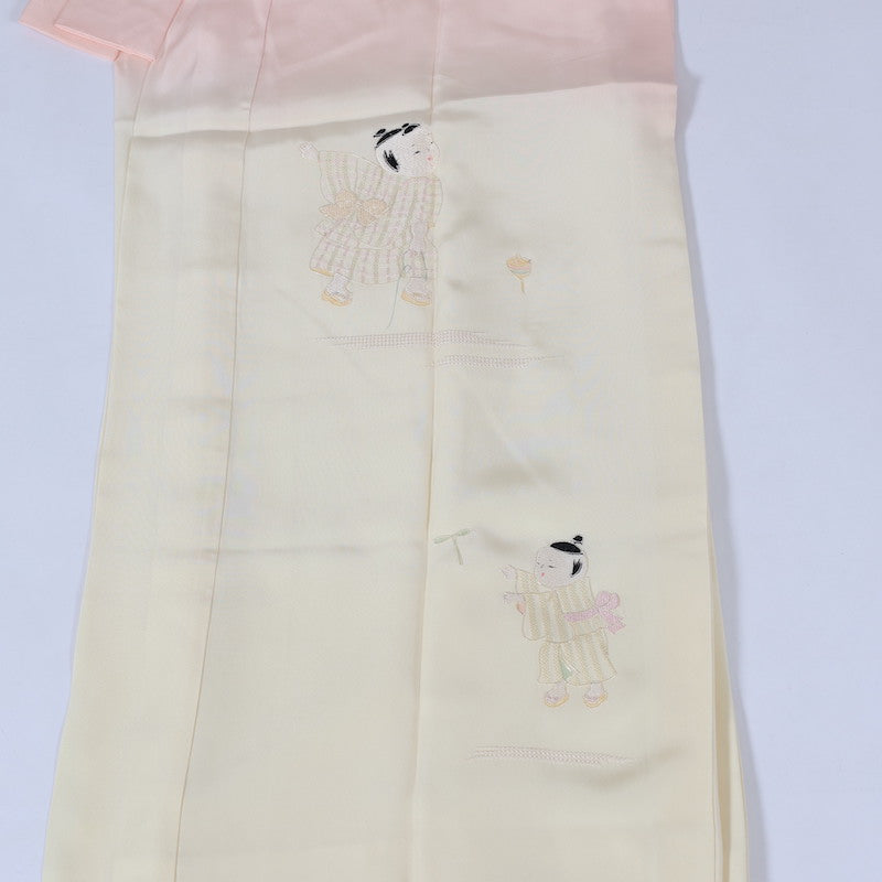Wear under the kimono undershirt(Nagazyuban) M-size 100%silk / 1408