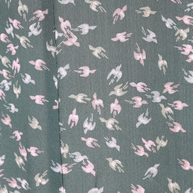 Japanese kimono used <Komon> Ssize silk 100% /D002