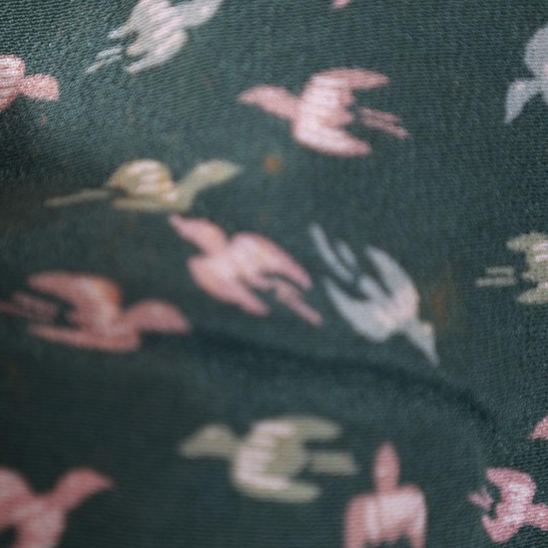 Japanese kimono used <Komon> Ssize silk 100% /D002